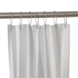 Bobrick B-204-3 70" W X 72" H Shower Curtain - Division 10 Direct