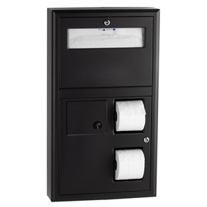 Bobrick B-4288 ConturaSeries Surface-Mounted Multi Roll Toilet Tissue  Dispenser with Satin Finish