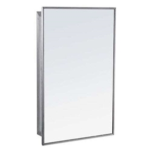 Bobrick B-397 Recessed Medicine Cabinet with Plastic Shelves